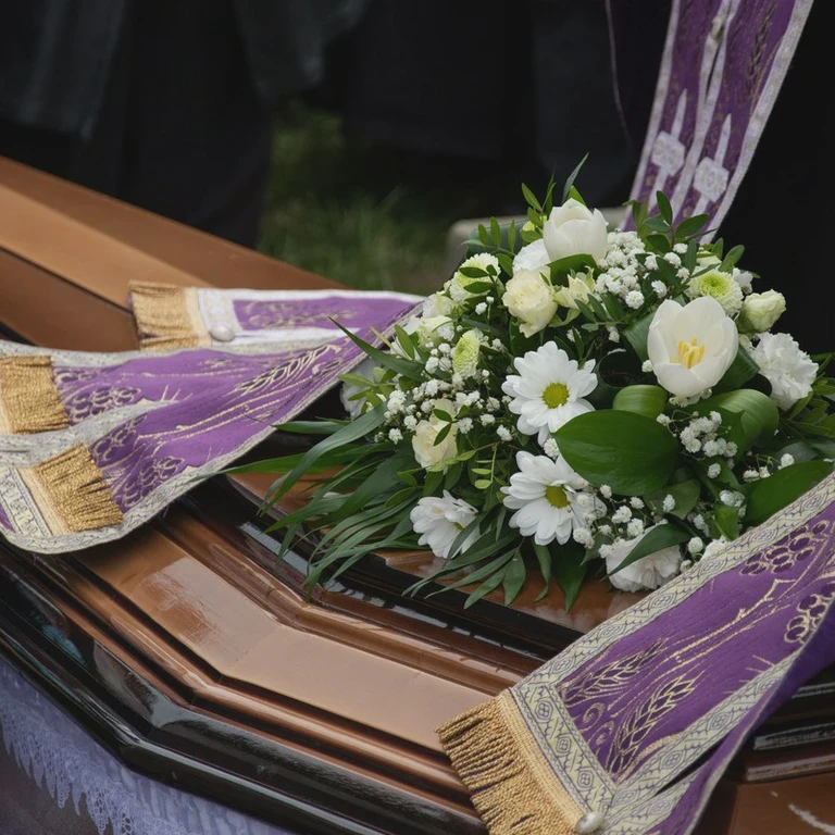 Bukiet na trumnie